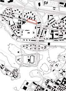 kaupunkirakenne, kilpailualue city structure, competition site Palkitut ehdotukset Awarded entries 1. palkinto 1st prize Pihat ja piirit Arkkitehtityöhuone TEHAS 2.