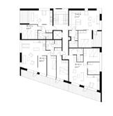 floor plan extract, east side of 1st
