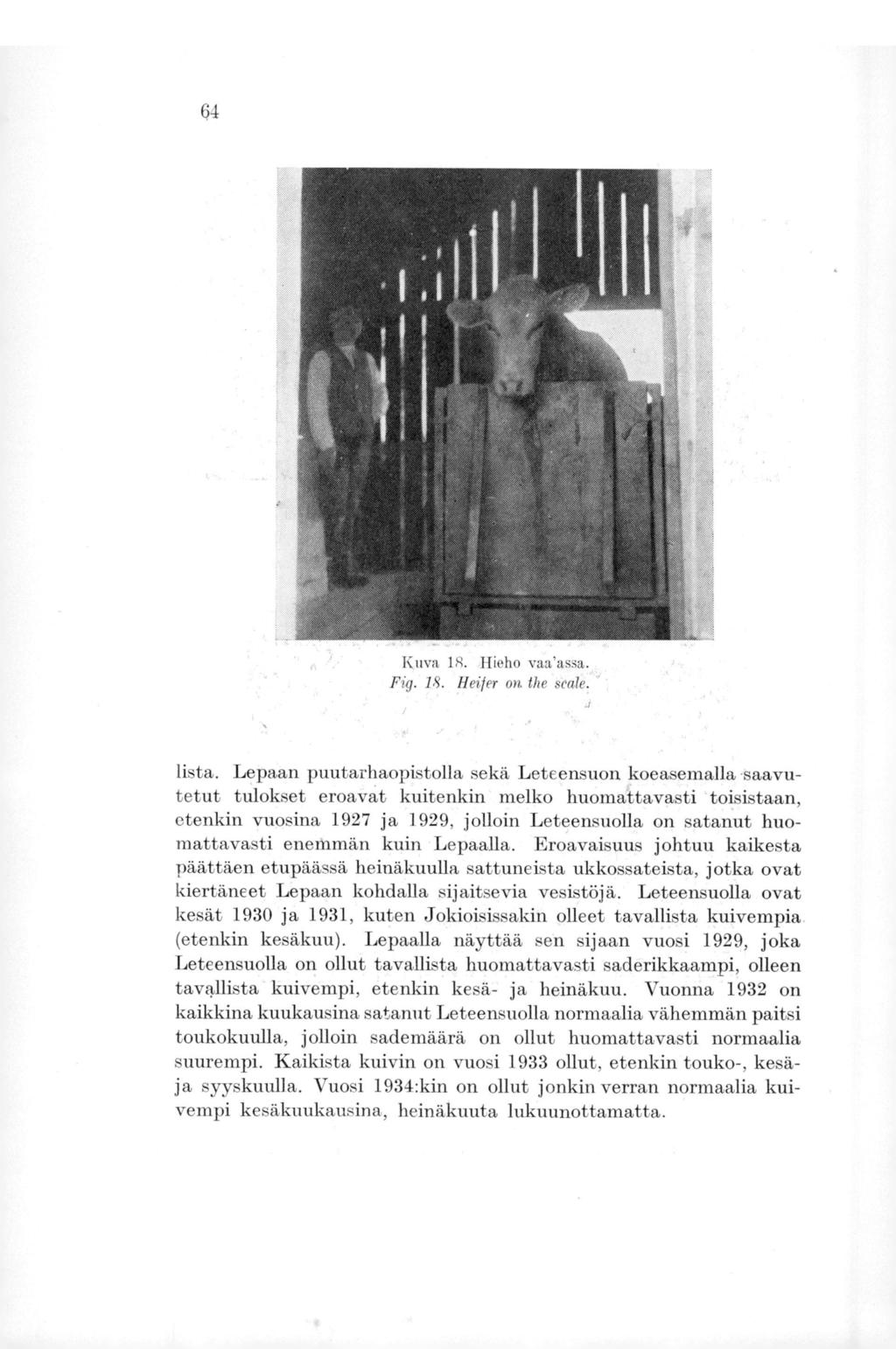 Kuva 18. Hieho vaa'assa. Fig. 18. Heiler on. the seale. lista.