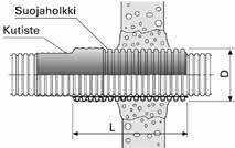 2014 Tarvikkeet Eristetyt Ecoflex-putkistot b d,d 1,d 2 l Ecoflex jatkospakkaus UUTUUS Yksi- tai kaksiputkisen eristetyn putken jatkoksen eristämiseen ja tiivistämiseen.