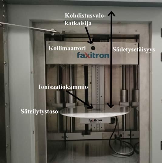 Faxitron MultiRad 350 -solu- ja pieneläinsädetin.