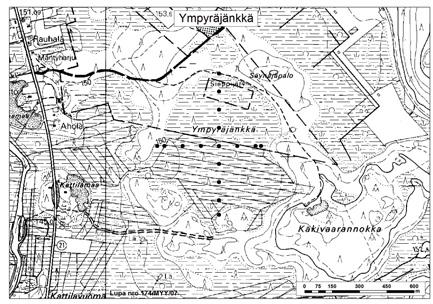 Kolarissa tutkitut suot, niiden turvevarat ja käyttökelpoisuus, osa 1 18. Ympyräjänkkä 18. Ympyräjänkkä (kl.