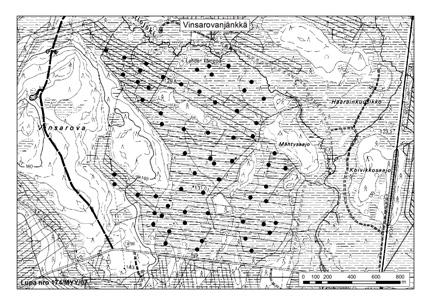 Tapio Muurinen ja Ilkka Aro 31.Vinsarovanjänkkä 31.Vinsarovanjänkkä (kl. 2624 11, x = 7441,0, y = 2493,0) sijaitsee Kolarin kuntakeskuksesta noin 30 km etelään.