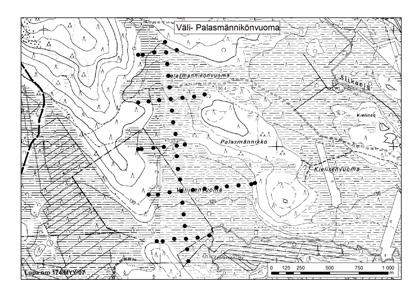 Kolarissa tutkitut suot, niiden turvevarat ja käyttökelpoisuus, osa 1 52. Välijoen-Palasmännikönvuoma 52. Välijoen-Palasmännikönvuoma (kl.