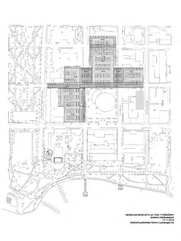 690/Akm Tori, Asemakaavan selostus EHDOTUS 5.1.2017 22 / 34 Toriparkki Mahdollistetaan toriparkki ja kävelypainotteiset kadut.