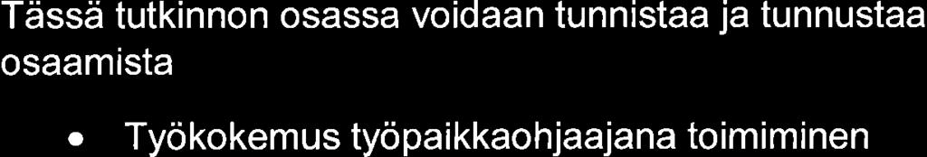 2.2.12 Työpikkohjjksi vl mentutum i nen, 5 osp ARVIOINNIN KESKEISET ASIAT 1.