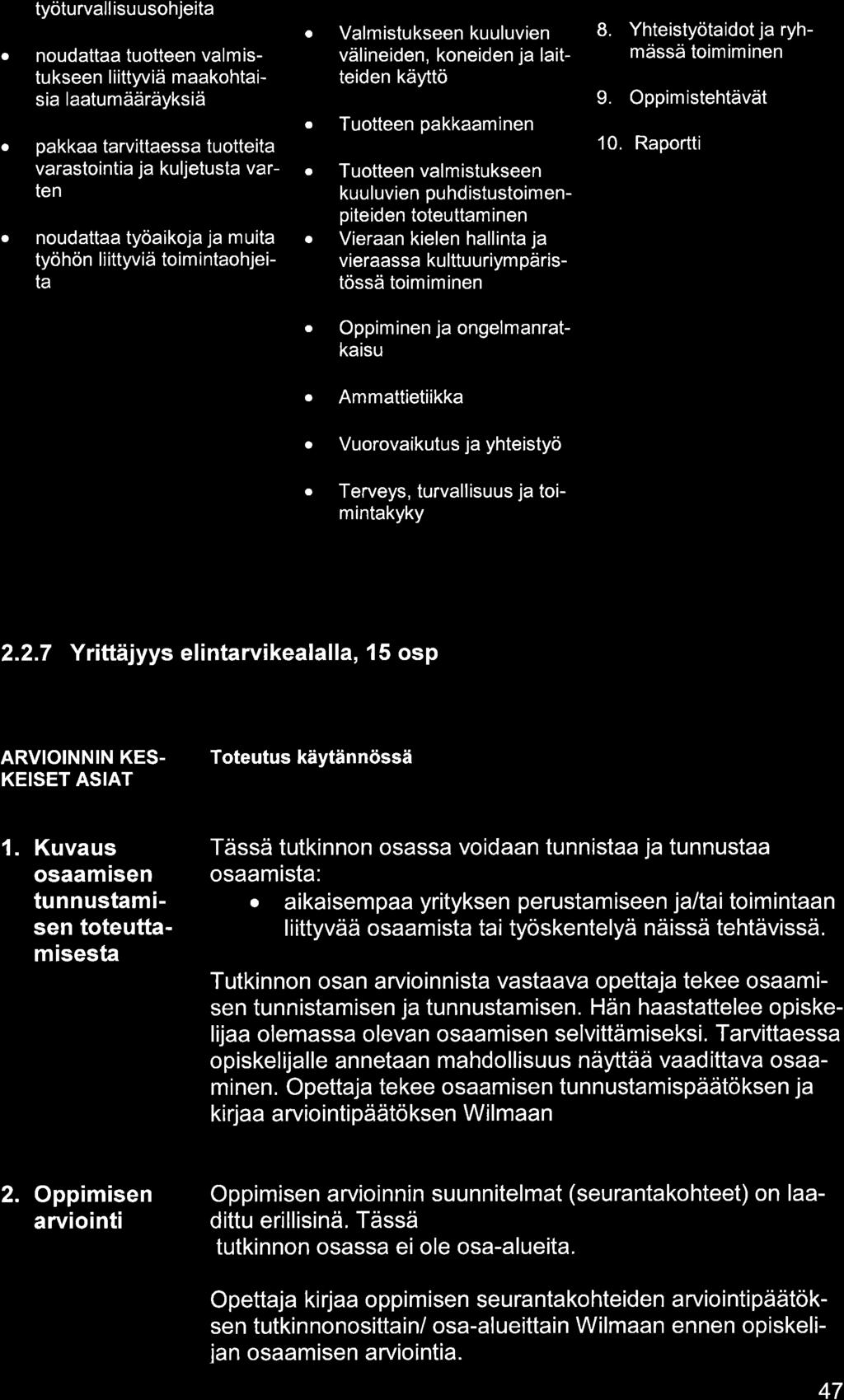 työturvll isu usohjeit noudtt tuotteen vlmistukseen liittyviä mkohtisi ltumääräyksiä pkk trvittess tuotteit vrstointi j kuljetust vrten noudtt työikoj j muit työhön liittyviä toimintohjeit