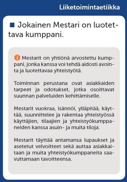 asiakaspalvelussamme korostamme