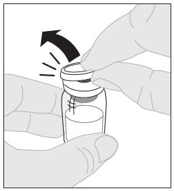 7. Valmistus- ja anto-ohjeet Alla kuvataan menettelytavat ALPROLIXin käyttökuntoon valmistamiseen ja antoon. ALPROLIX annetaan injektiona laskimoon (i.v.) sen jälkeen, kun se on tehty käyttövalmiiksi liuottamalla injektiokuiva-aine pakkauksessa olevasta esitäytetystä ruiskusta saatavaan liuottimeen.