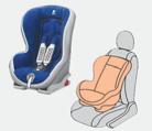 RÖMER Duo Plus ISOFIX (kokoluokka B1 ) Ryhmä : 9-18 kg VII Asennetaan kasvot menosuuntaan. Varustettu TOP TETHER -ylähihnalla, joka kiinnitetään ylärenkaaseen B tai C.