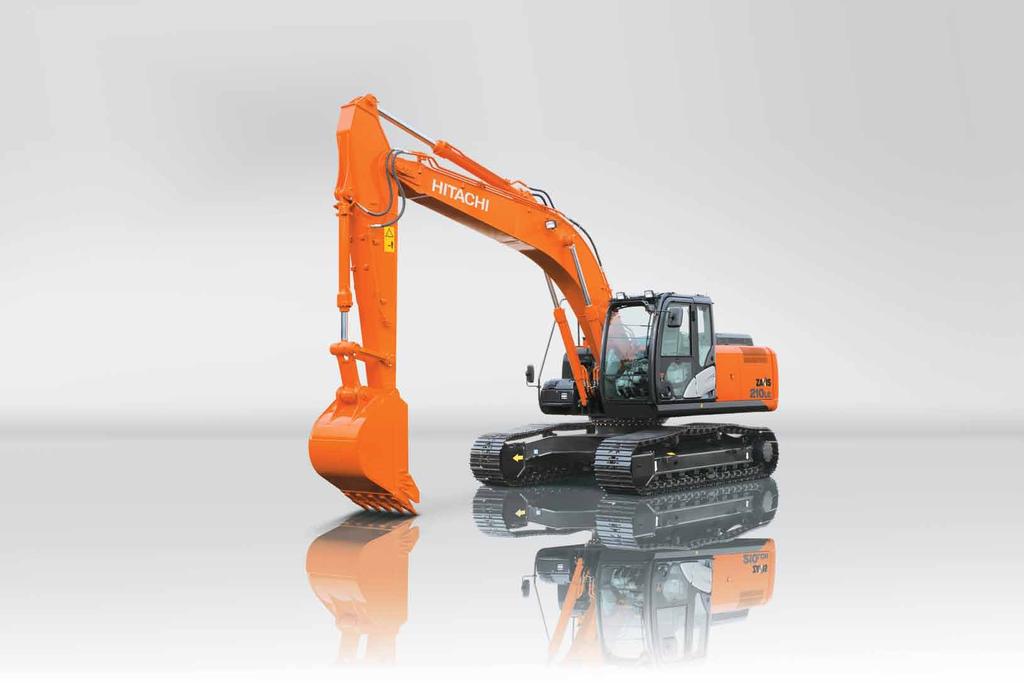 Uuden keskikokoisen Hitachi ZAXIS 210 kaivukoneen suunnittelussa oli yksi päämäärä koneen tuli vastata sinun näkemystäsi.