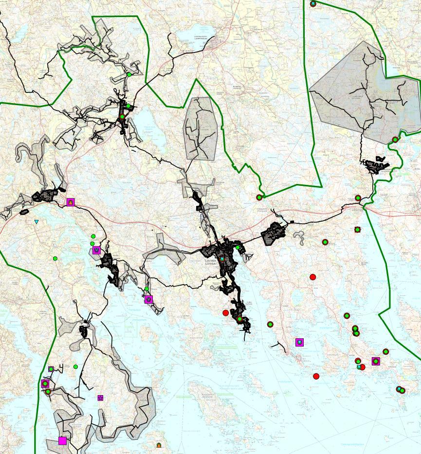 HAJA-ASUTUKSEN TALOUSVESI Ympäristöterveydenhuollon tiedossa olevat yksityiskaivojen talousveden tutkimustulokset vuosilta 2006-2015 kaikkia tutkimustuloksia ei ole ilmoitettu viranomaisille, jolloin