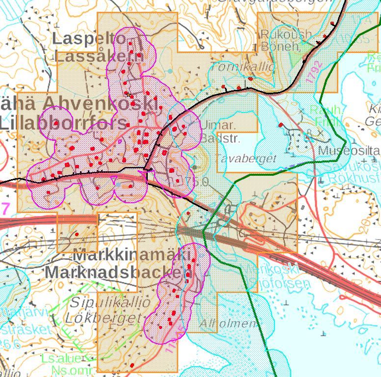 HAJA-ASUTUKSEN VESIHUOLLON KEHITTÄMISTARPEET Olemassa