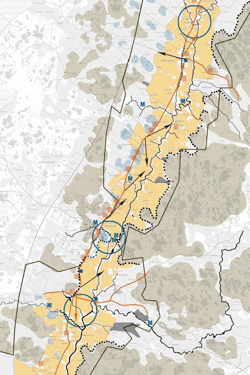 0m 200 1000 2000m Pöytyän kirkko 1:30 000 L U K U 4.