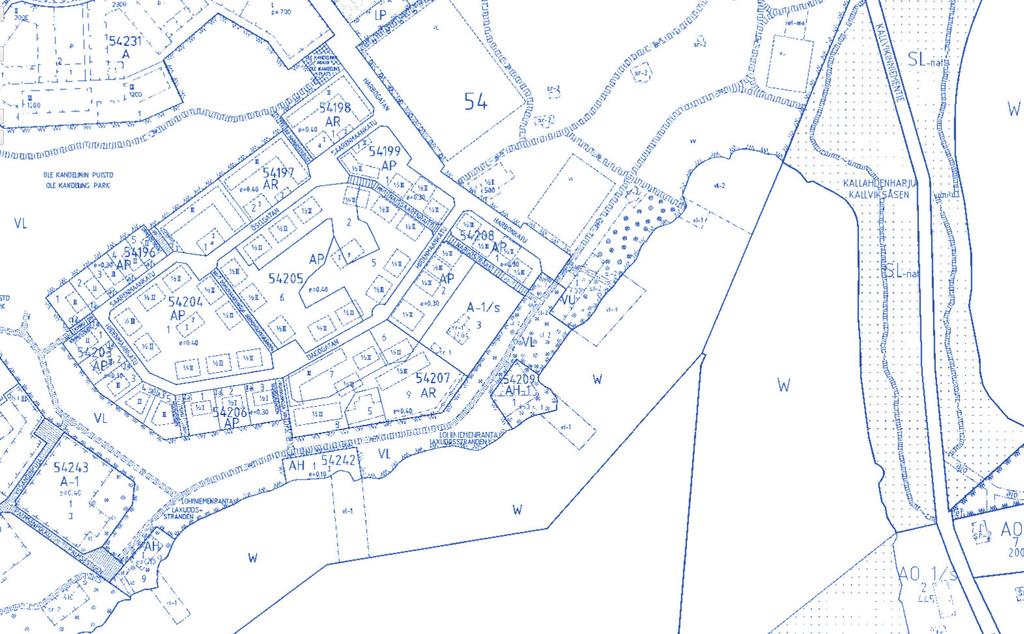 Kortteli 54207 on kaavoitettu