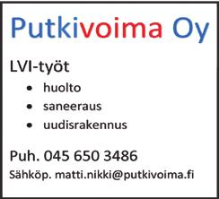 2. klo 19 Etelänkylä Leena ja Erkki Martinmäellä Tiiringintie 14. Koulujen välinen virsivisa pe 17.2. klo 8.35 seurakuntatalolla. Yleisö tervetullutta. Messu kirkossa su 19.2. klo 10. Lähetyskahvila.