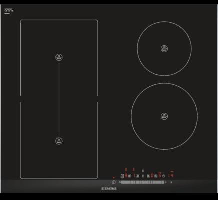 KODINKONEET Siemens iq500 Induktiokeittotaso, 60 cm comfortdesign Nykyaikainen combiinduction-keittotaso joustavampaan ruoanvalmistukseen.