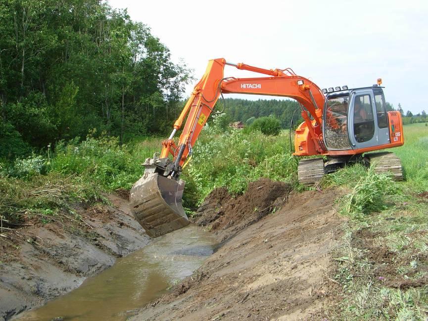 Perinteinen kaivutapa vertailuksi Kun
