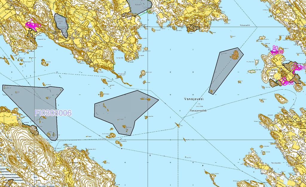 Vanajaveden alue 1:50000 Metsähallitus 18.10.