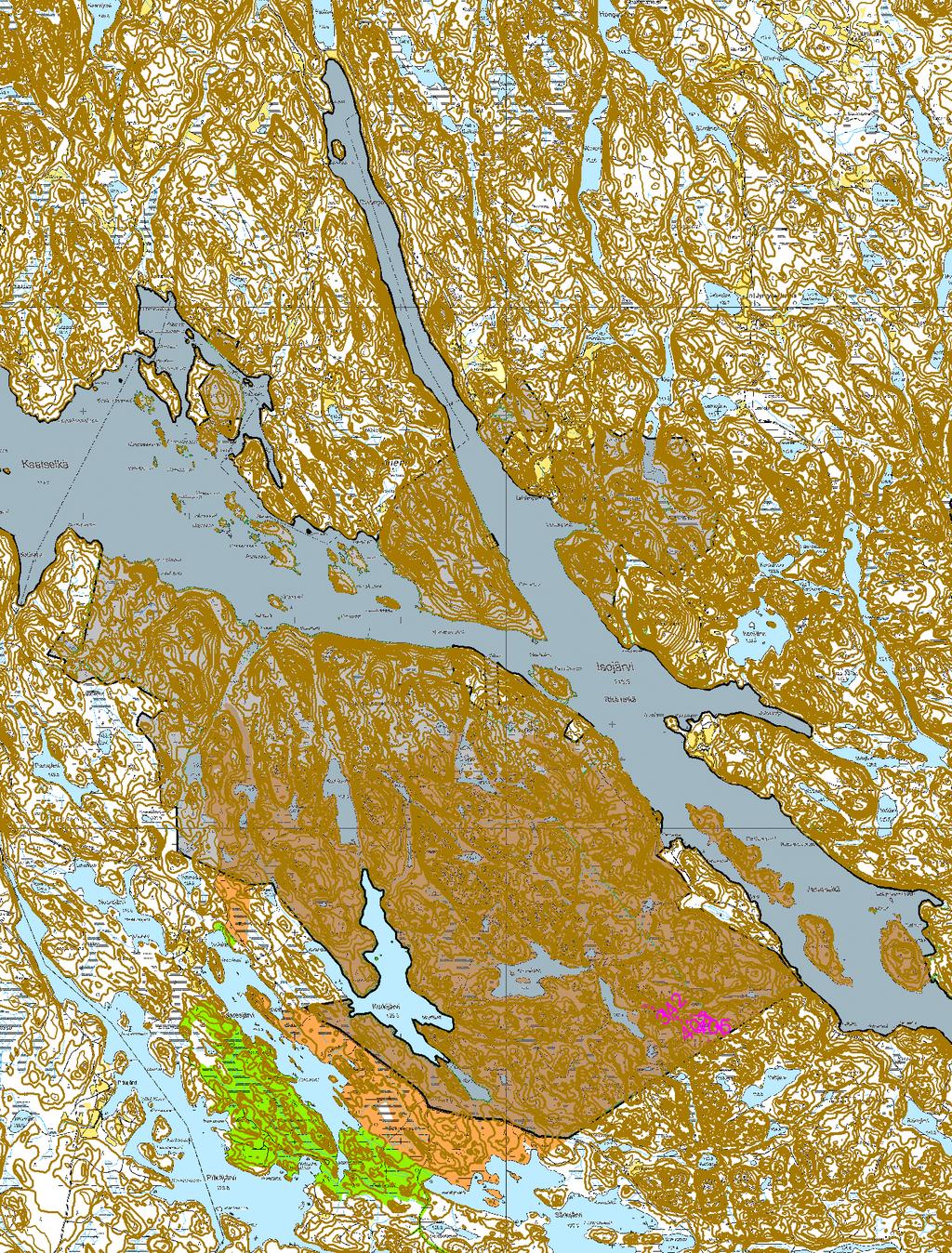 Isojärvi 1:50000 Metsähallitus 18.10.