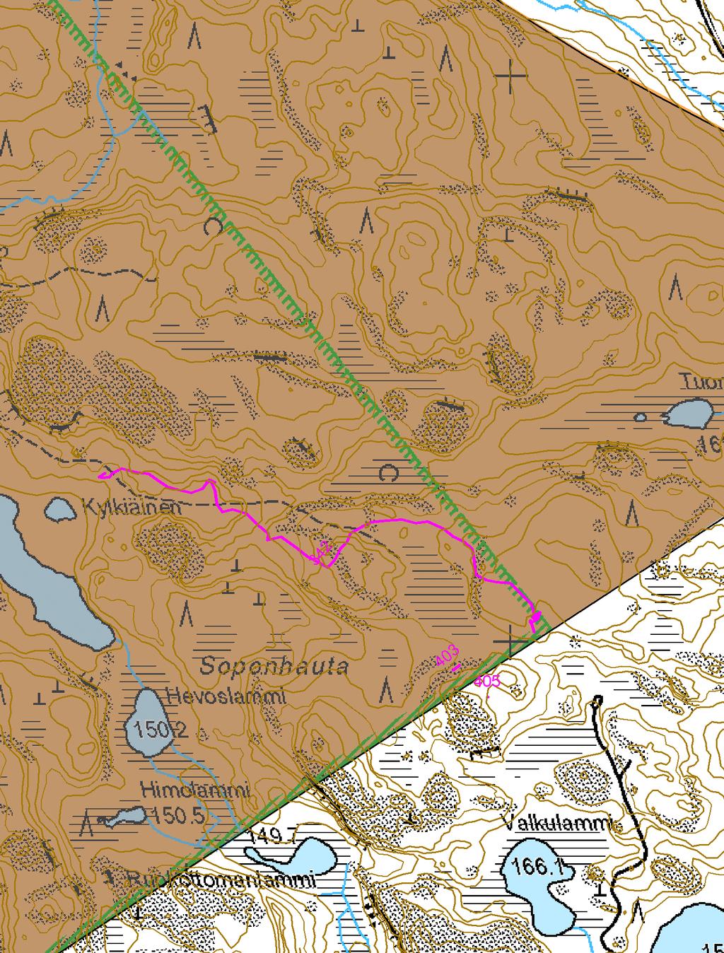 Isojärven kansallispuisto 1:7000 Metsähallitus 18.10.
