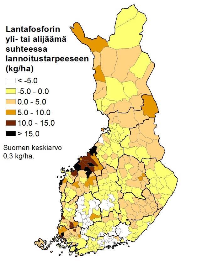 Lantafosfori Prosessointitarve lantafosforista: Pohjanmaa