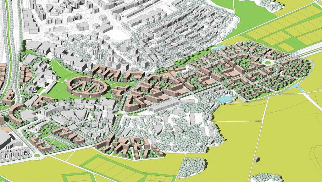 41 Kokonaan uusien alueiden lisäksi vuoteen 2050 mennessä varaudutaan lisä- ja täydennysrakentamalla osoittamaan noin kolmannes yleiskaavavarannosta asuntorakentamista - asuntoja lähes 90 000