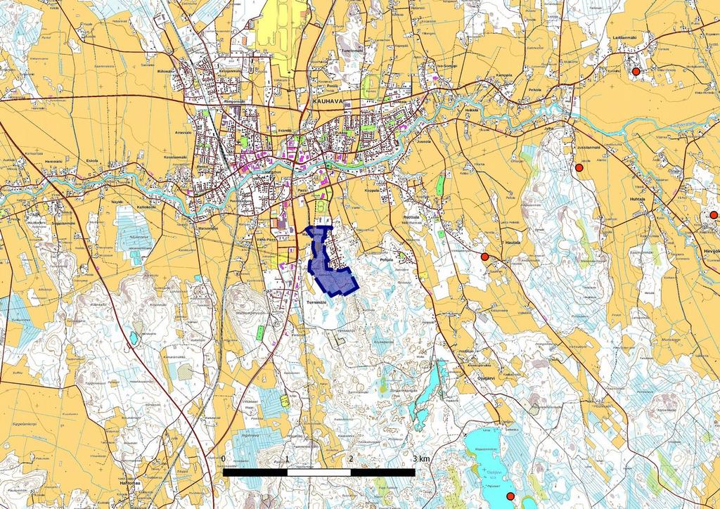 3 1. Perustiedot Selvitysalue: Mäki-Hannuksen suunniteltu asuntoalue Kauhavan keskustaajamassa, pinta-ala n. 33 hehtaaria Tilaaja: Kauhavan kaupunki Laji: osainventointi Kenttätyöaika: 14.8.