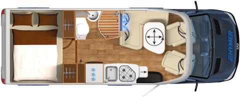 600,- Mitat 636x222 Vuodepaikat 2 + 1 (SA) HYMER ML-T 560