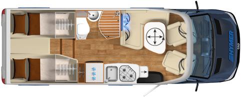 500,- Mitat 698x222 Vuodepaikat 2 + 1 (SA) HYMER ML-T 580 500,-