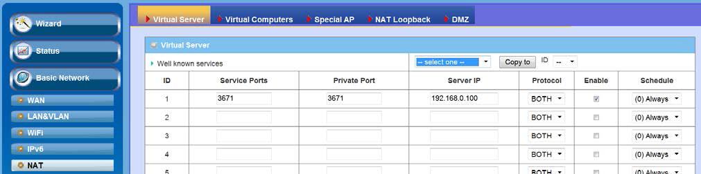 Tämän jälkeen mene kohtaan Basic network Network Setup ja paina riviltä WAN-2 Edit nappia.