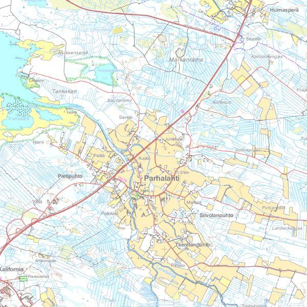 Yppärin Vanha tie, Etelänkylän silta - Vanhatie - Lahnaojantie ja Parhalahti. Rantatie ylittää Pyhäjoen Eteläkylän museosiltaa pitkin, samoin Pattijoen museosilta on rantatiellä.