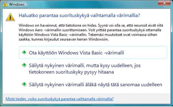 Rjoitukset 82 Muutmn minuutin kuluttu siitä, kun kytket tietokoneen projektoriin verkon kutt Epson iprojection -ohjelmll, seurv viesti näytetään.