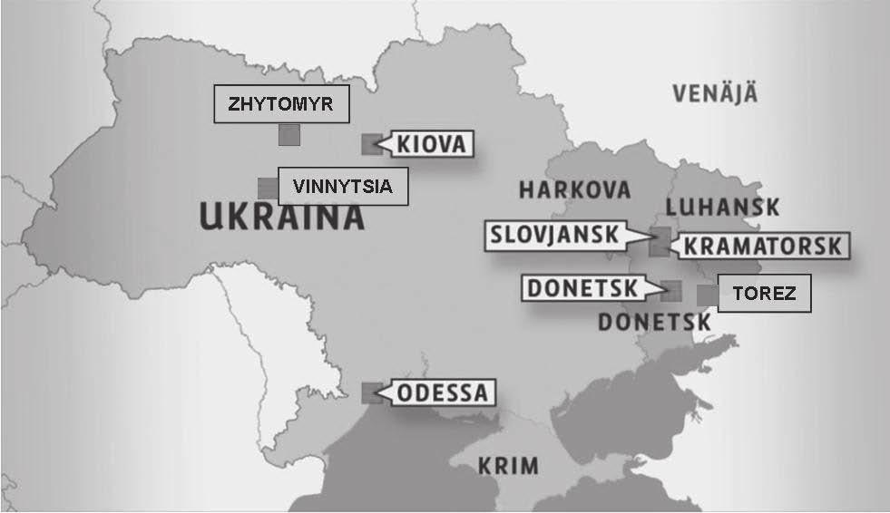 peruslukemia taktiikasta Ukrainan kartta (www.yle.