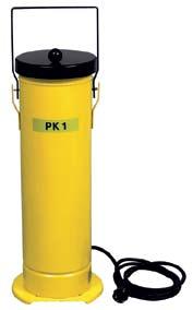 Kuivaajat PK 1 -puikkosäiliö PK 1 on kevyt ja kätevä puikkosäiliö, joka säilyttää puikot kuivina. Sitä on helppo kantaa ja sen säilytyslämpötila on noin 100ºC.