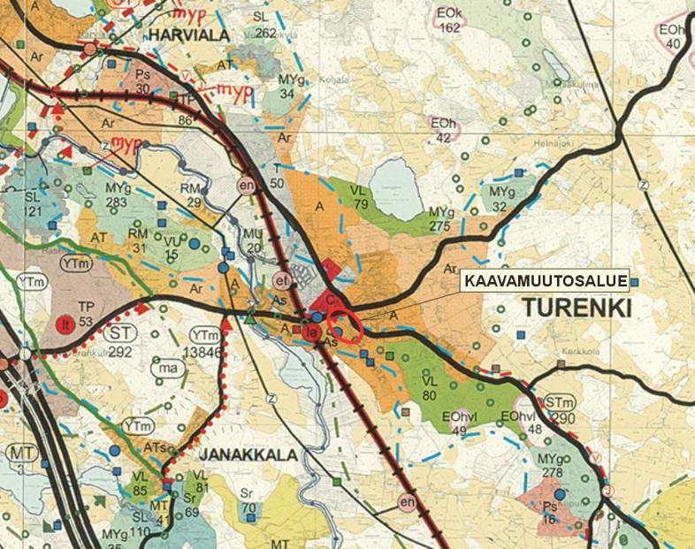 2 SUUNNITTELUTILANNE Valtakunnalliset alueidenkäyttötavoitteet Asemakaavoituksella toteutetaan VAT-tavoitteista seuraavaa erityistavoitetta: Alueidenkäytöllä edistetään yhdyskuntien ja