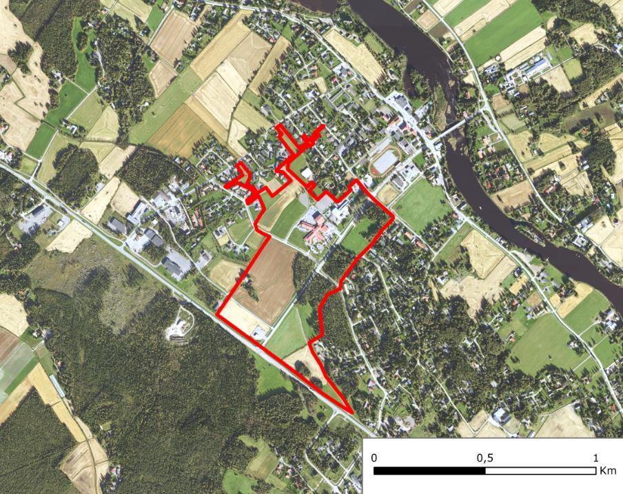 2 (12) Kuva 1 Suunnittelualue on viljelykäytössä olevaa peltoa.