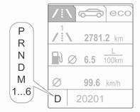 Ajaminen ja käyttö 143 Automaattivaihteisto Automaattivaihteisto sallii automaattisen vaihtamisen (automaattitoiminto) tai manuaalisen vaihtamisen (käsivalintatoiminto).