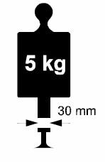 6.5.2 Jäykkyysmittalaite Vaatteiden jäykkyyttä mittaavalla laitteella on pystyttävä mittaamaan millimetrin kymmenesosan (0,10 mm) tarkkuudella ja sen pitää noudattaa seuraavia mittoja: A: