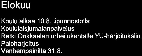 arkiaskareista lasten toiveita kuunnellen kuukausisuunnitelman mukaisesti.