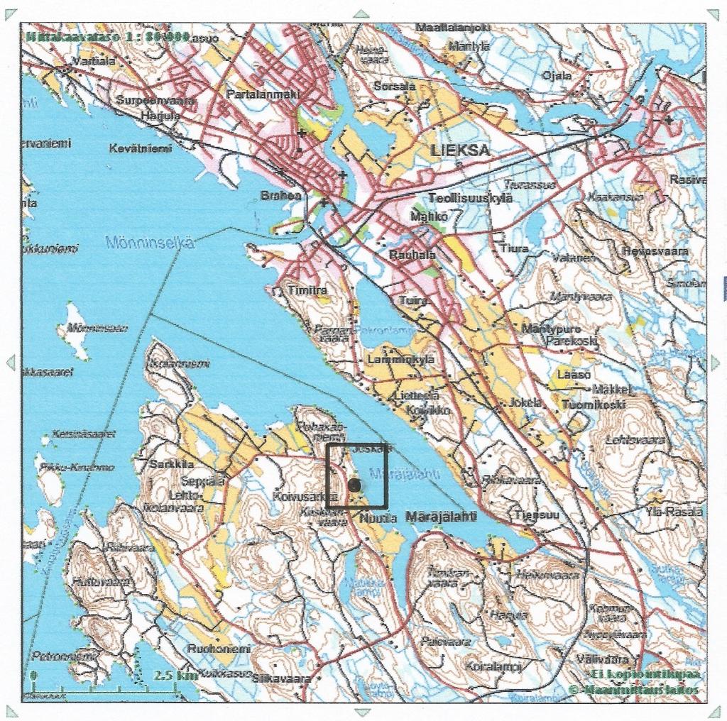 LIEKSAN KAUPUNKI Lieksan ja Nurmeksen Tekninen virasto Pielisen rantaosayleiskaavan (Lieksa/ etelä) osittainen muutos (Ala-Rantala) Kaava-alueen