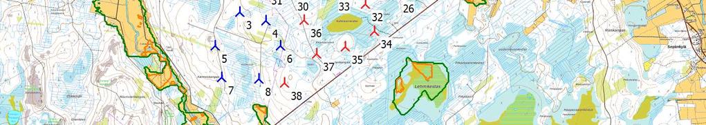 Map center Finish TM ETRS-TM35FIN-ETRS89