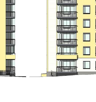 Betonielementin pääty, pinnoituskäsittely 1PA Betonielementti uritettu, hienopesty,
