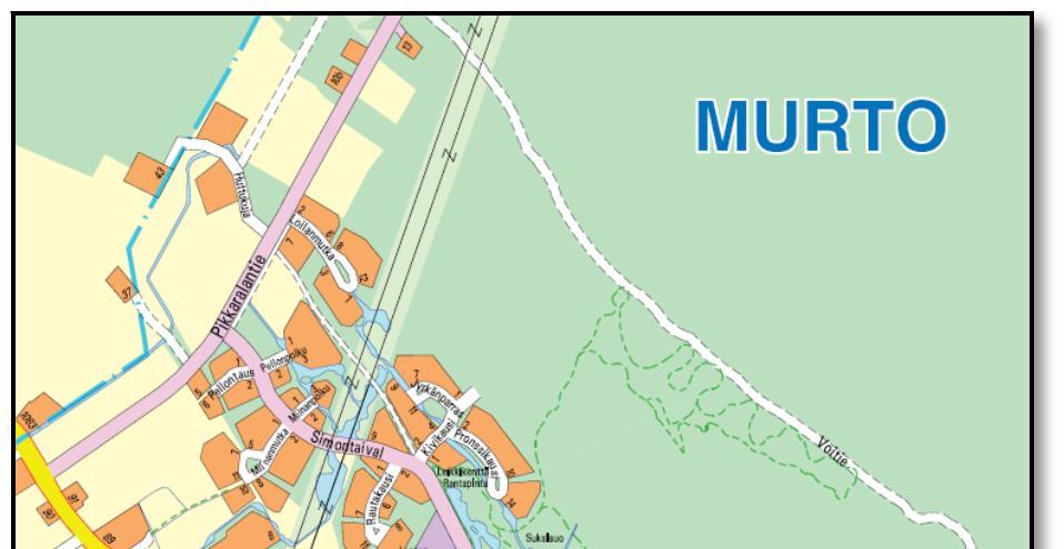 3 MURRON TIEALUEIDEN KUNTO Murron asutusalueella tarkasteltiin 27 päällystettyä tiealuetta.