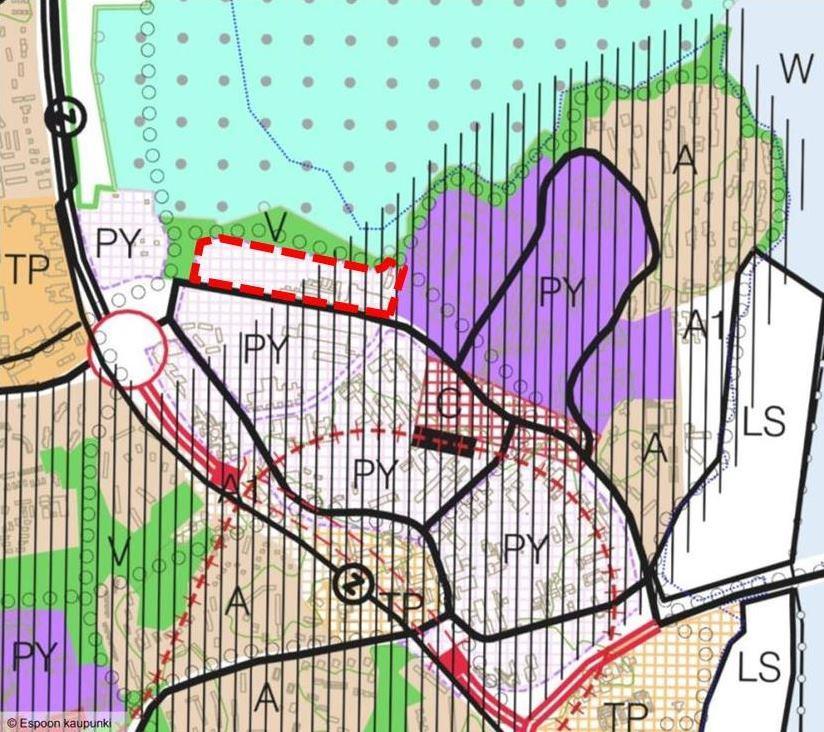 Varsinaisen kaavanmuutoksen aluerajaus tarkentuu suunnittelun edetessä.