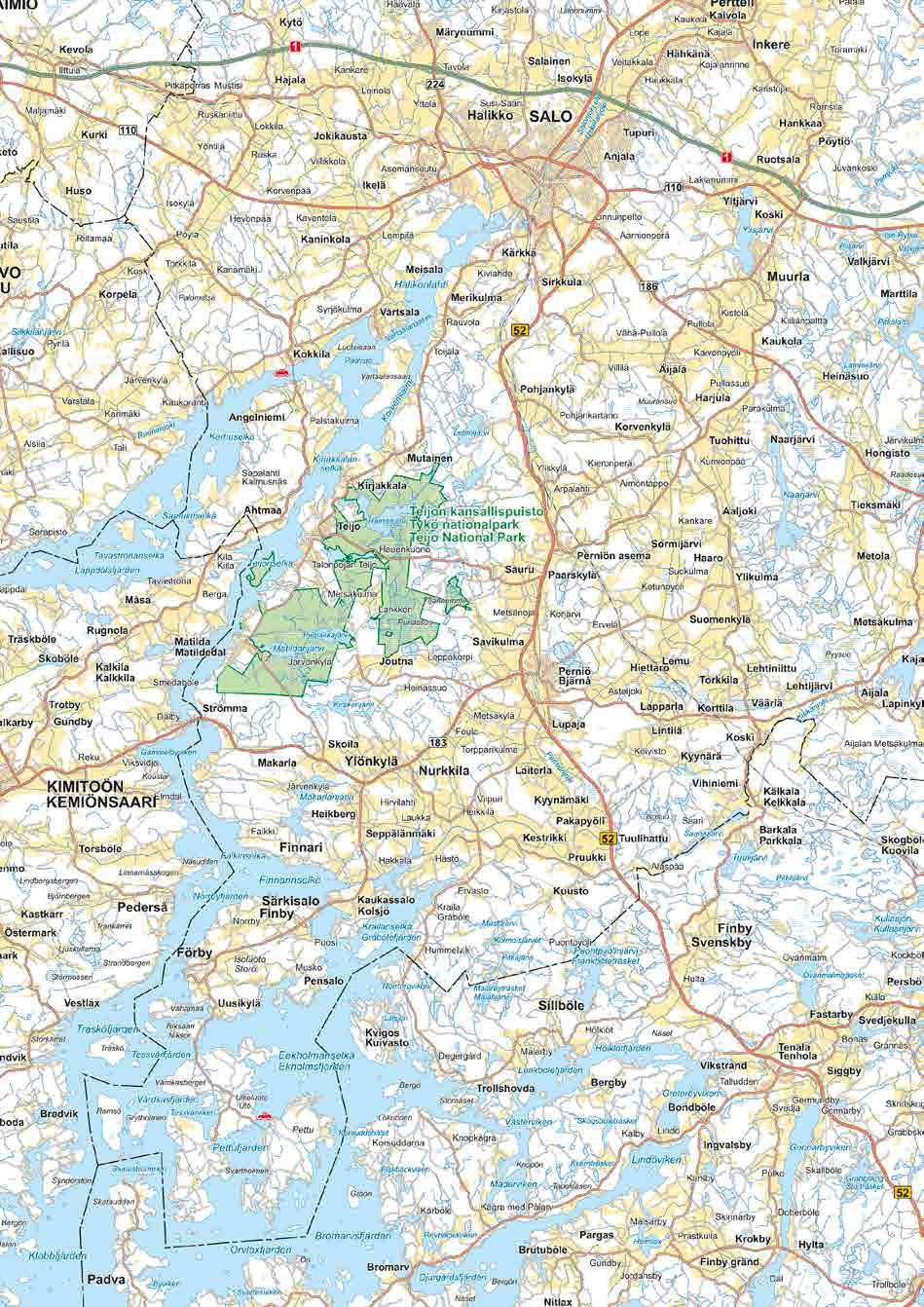 Pohjakartta: Maanmittauslaitos 2017 Kartanvalmistus: