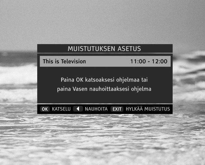 6.8 Vuorovaikutteisten MHP-sovellusten käyttö Vastaanotin tukee vuorovaikutteisten MHP-sovellusten latausta ja käyttöä.