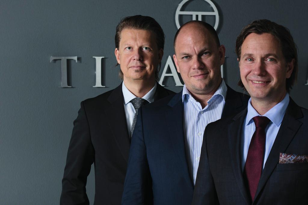 PERUSTAJIEN PUHEENVUORO Me olemme Titanium: suomalainen, oman toimialamme innovatiivinen ja vakavarainen edelläkävijä.