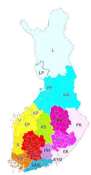 Hallituksen päätös itsehallintoalueista ja