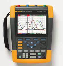 ScopeMeter 190 II -sarja Uutuus Tehoa vianhakuun uusilla Fluke 190 II -sarjan kannettavilla oskilloskoopeilla CAT IV -luokitukseen asti ScopeMeter-mittauslaitteet ovat kestävä ratkaisu teollisuuden